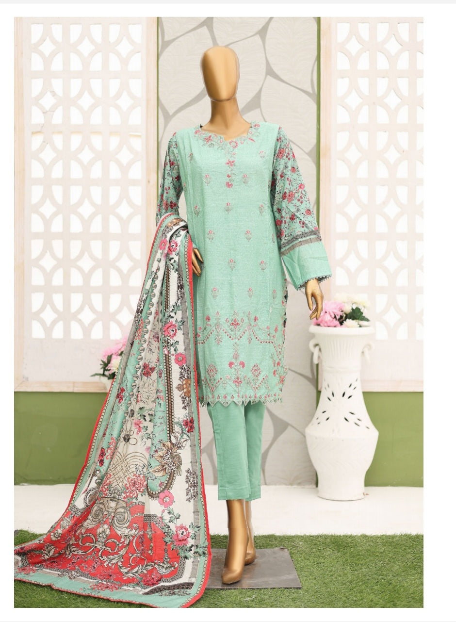 Bin Saeed Winter Collection – Khaddar 3-Piece Suit (Copy) (Copy) (Copy)