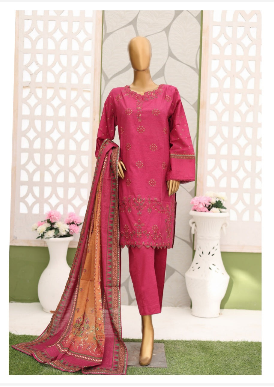 Bin Saeed Winter Collection – Khaddar 3-Piece Suit (Copy)